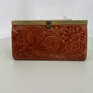 Patricia Nash Floral Embossed Leather Wallet